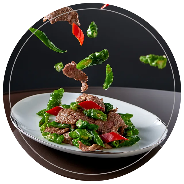 萬願寺辣椒炒牛肉