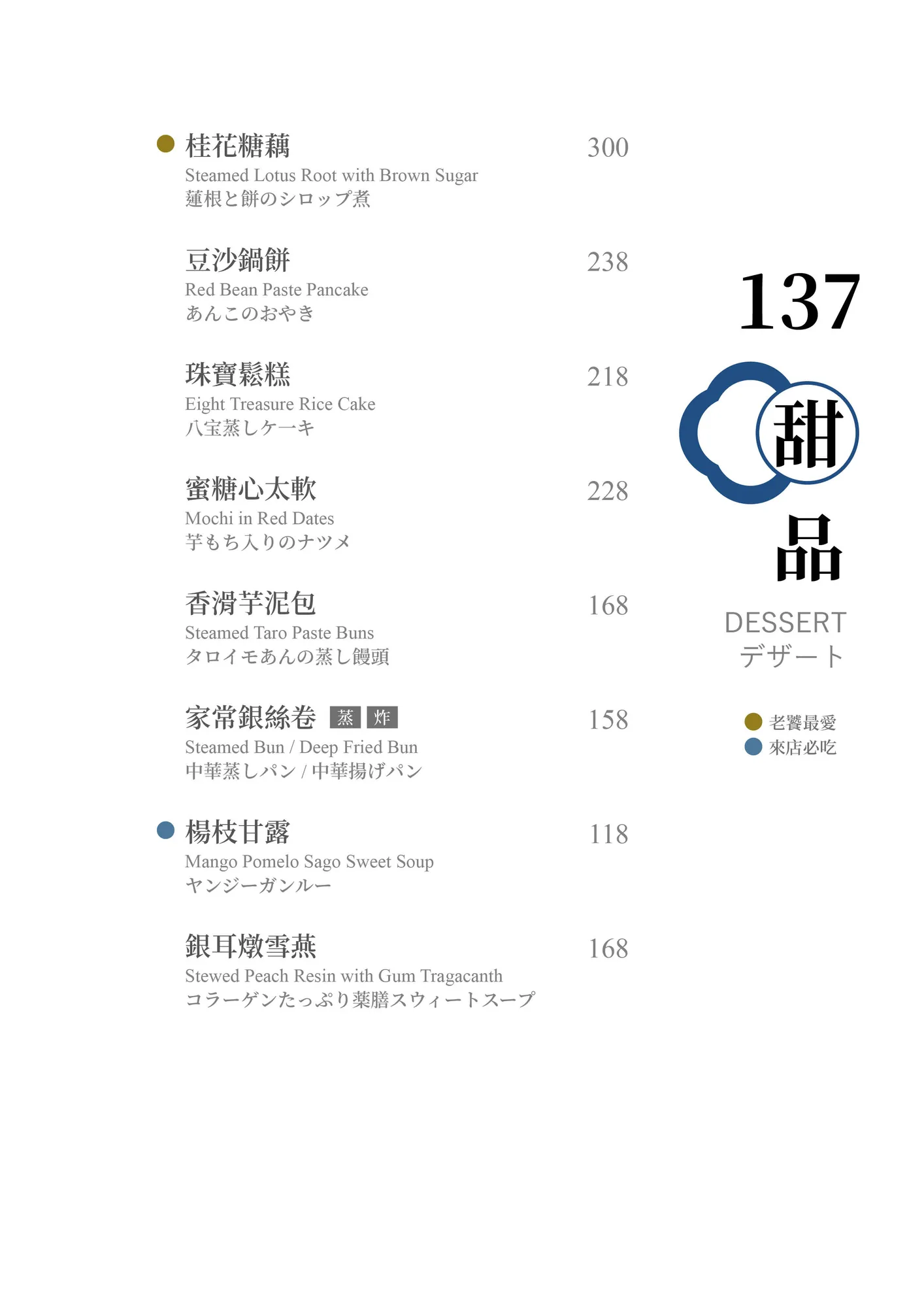 單點菜單