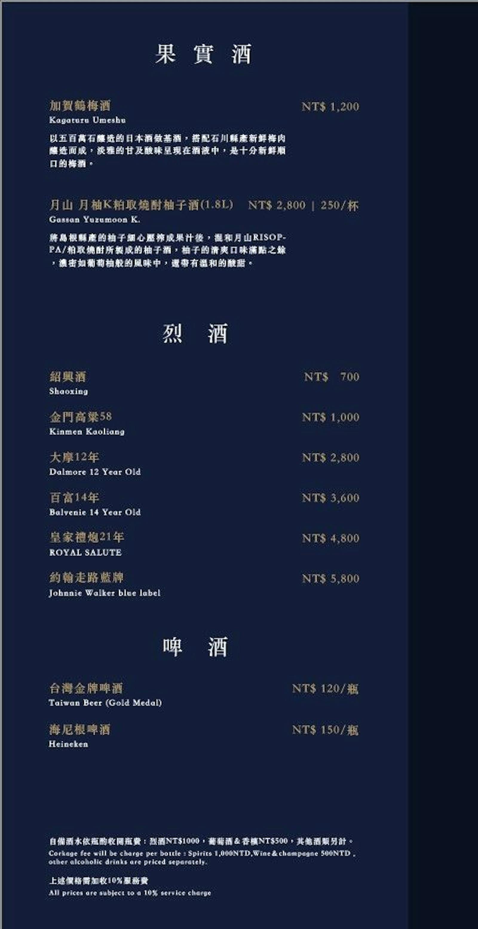 菜單 21