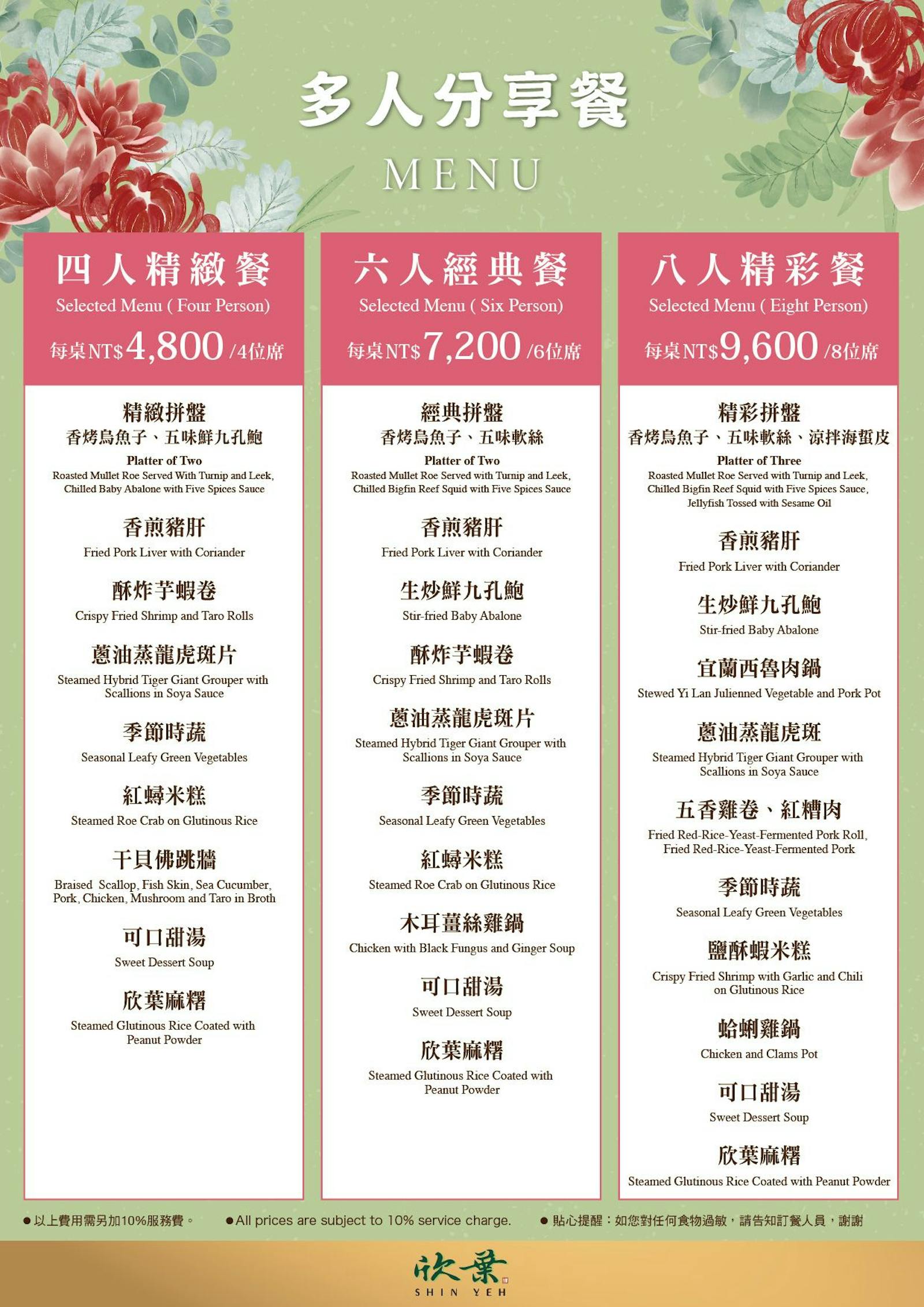 菜單 1